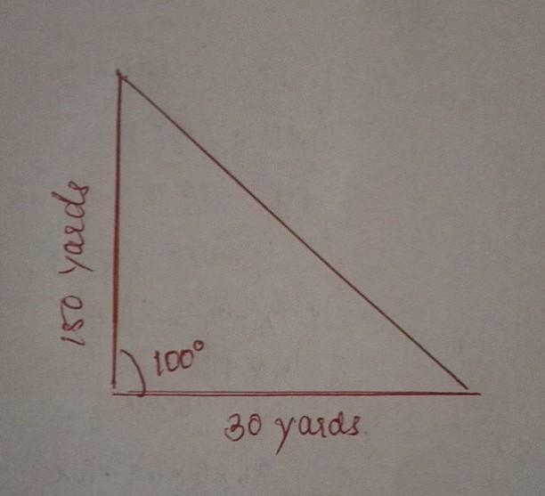 A golfer hits an errant tee shot that lands in the rough. A marker in the center of-example-1