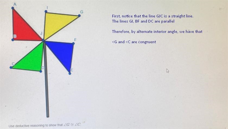 A child received a pinwheel toy as a prize at the fair. The pinwheel toy consists-example-1