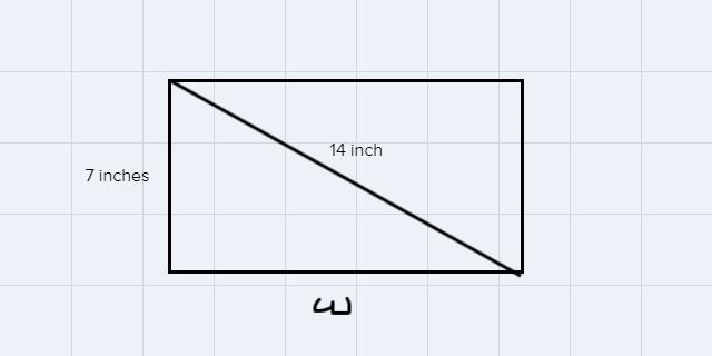 A 14 -inch laptop has a screen that is 7 inches tall. How wide is the screen?-example-1