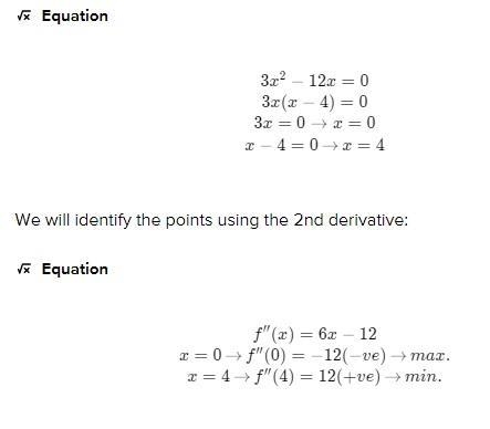 Use 1st Derivative Test to identify min/max and intervals of increase/decrease of-example-1