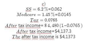 4. Mary takes a full-time position that pays a salary of $64,500 per year. a) What-example-3