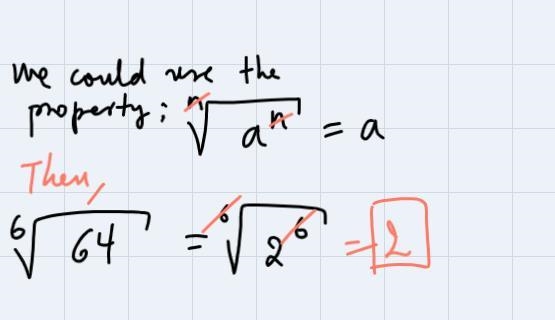 Evaluate the expression without using a calculator.\sqrt[6]{64}-example-2