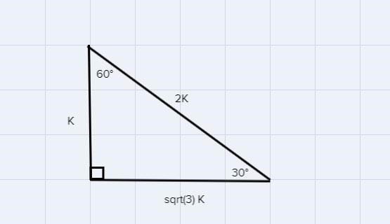 The shorter leg of a 30°-60°-90° triangle measures 9sqrt3 inches. What is the length-example-1