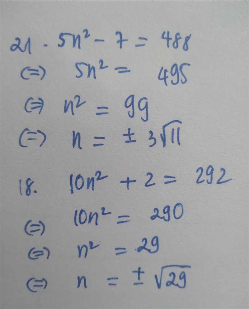 I need help Solving quadratics by taking the square root.-example-3