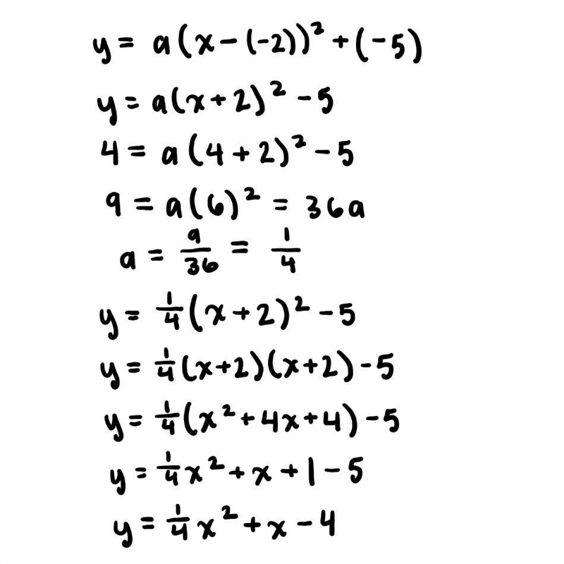 Write a quadratic function-example-1