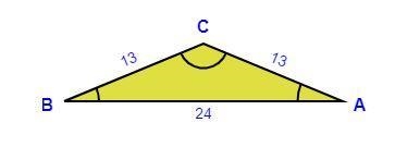 Classify ABC if the vertices are A (-12,5), B (12,5), C (0,10)-example-1