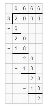 Convert 2/3 to a decimal-example-1