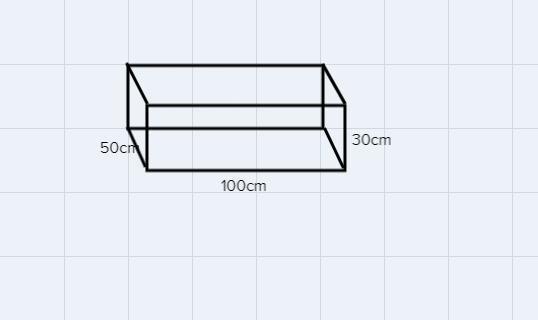 A glass aquarium is in the form of a rectangular parallelepiped with dimensions 50cm-example-1