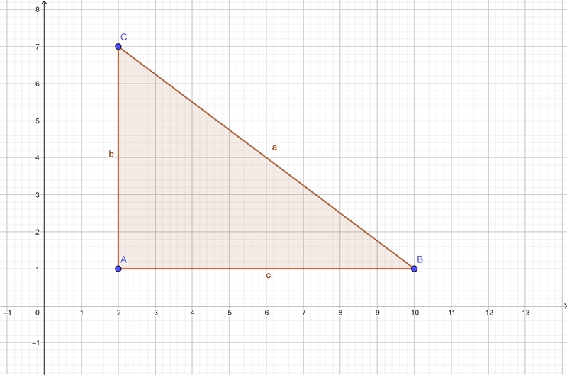 The distance from. Eight to point B is blank units. This is from. Eight to. C is blank-example-1