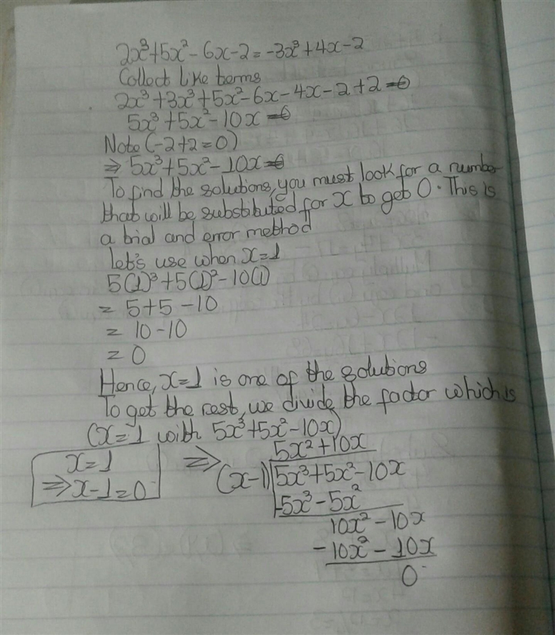 Please help! Identify the solution(s) of 2x^3…-example-1