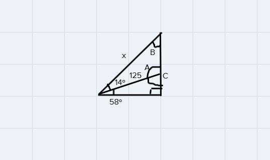 A communications tower is located at the top of a steep hill, as shown. The angle-example-1