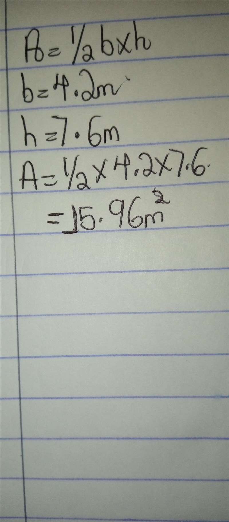 Find the area of the triangle Please help-example-1