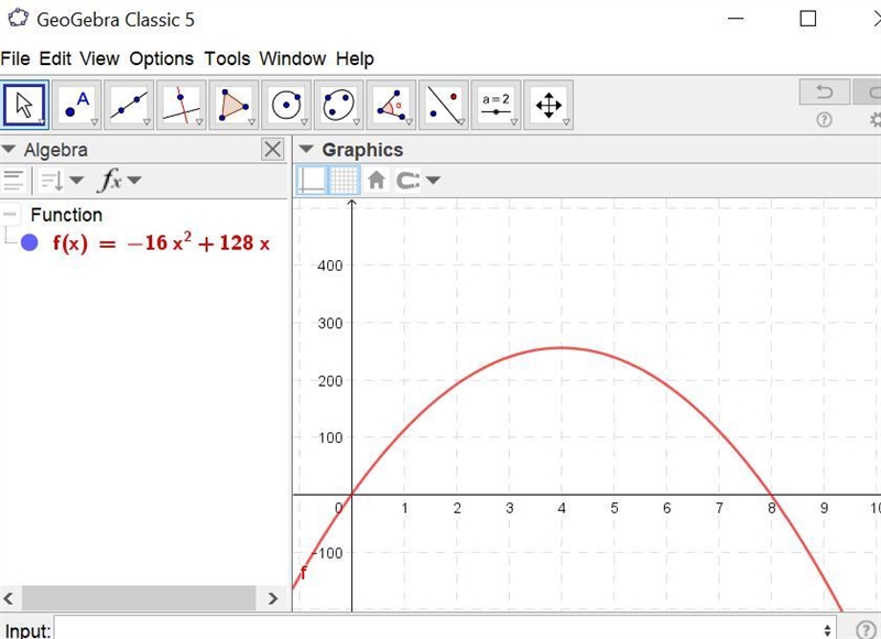 The model for the height of the balloon captured from the ground with a balloon launcher-example-1