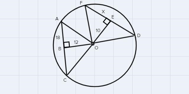 Properties of chords. leave answer in simplest form. DONT TAKE FOREVER TO ANSWER-example-1