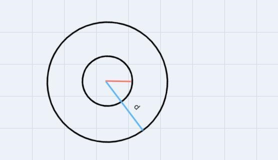 Can you help me draw the loci fitting this description? A circle that is concentric-example-1