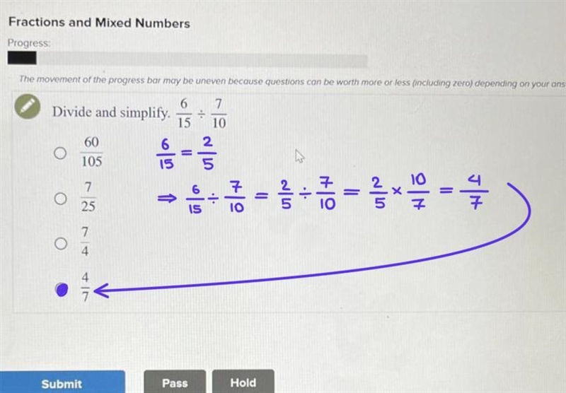 Fractions and mixed numbers-example-1