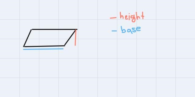 What is the base, height and area of parallelogram in this drawing.-example-1