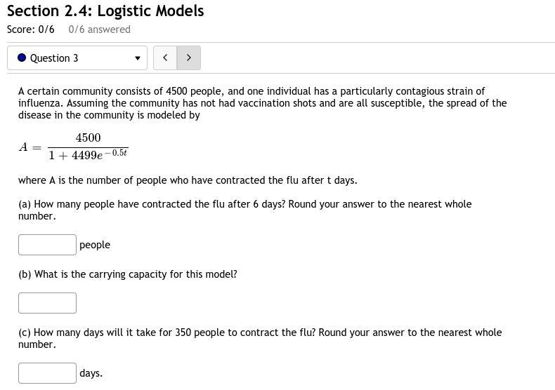 Section 2.4 question: 3A certain community consists of 4500 people, and one individual-example-1