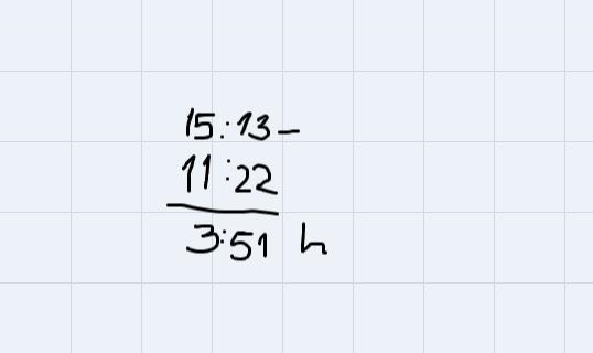 If a plane leaves at 11:22 am and arrives at 3:13 pm how long is the plane ride?-example-1