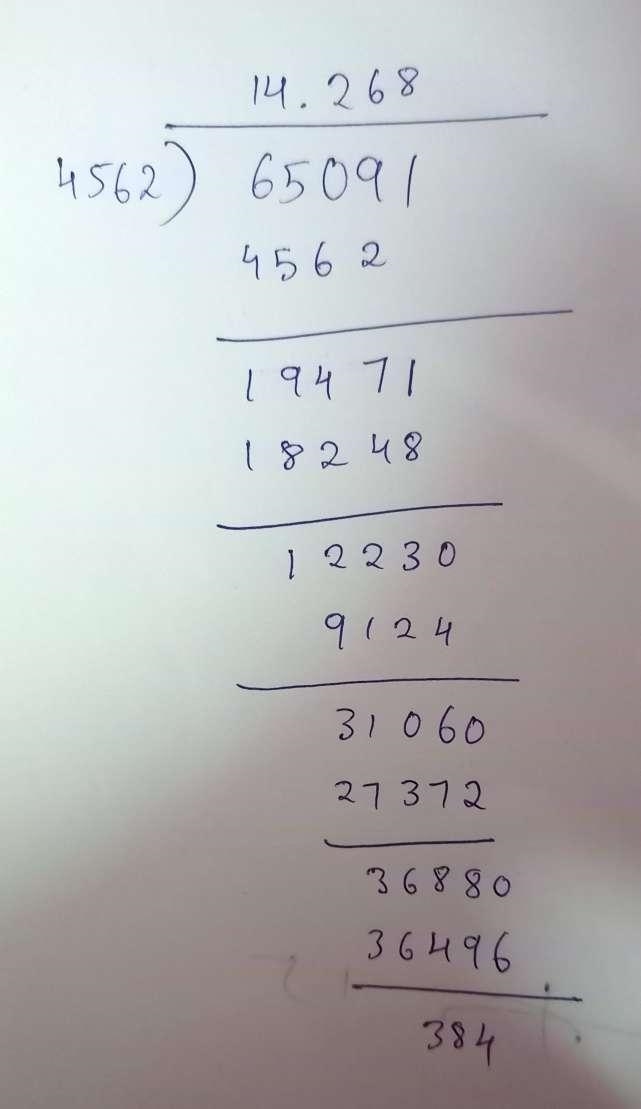 65091/4562Long division This this is to solve how many brownies Joshua has. Help please-example-1