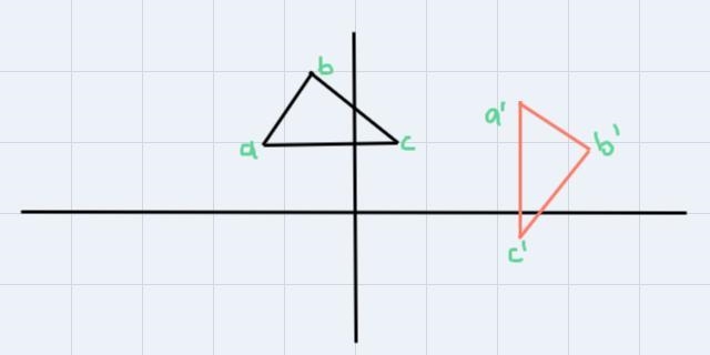 Write a sequence of transformations that takes A to A'.-example-2