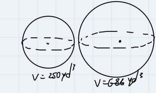 The solids below are similar. give the scale factor, surface area ratio, and volume-example-1