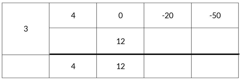 What is the remainder of (4x3-20X -50)/(x-3) ? Show all necessary stepS-example-2