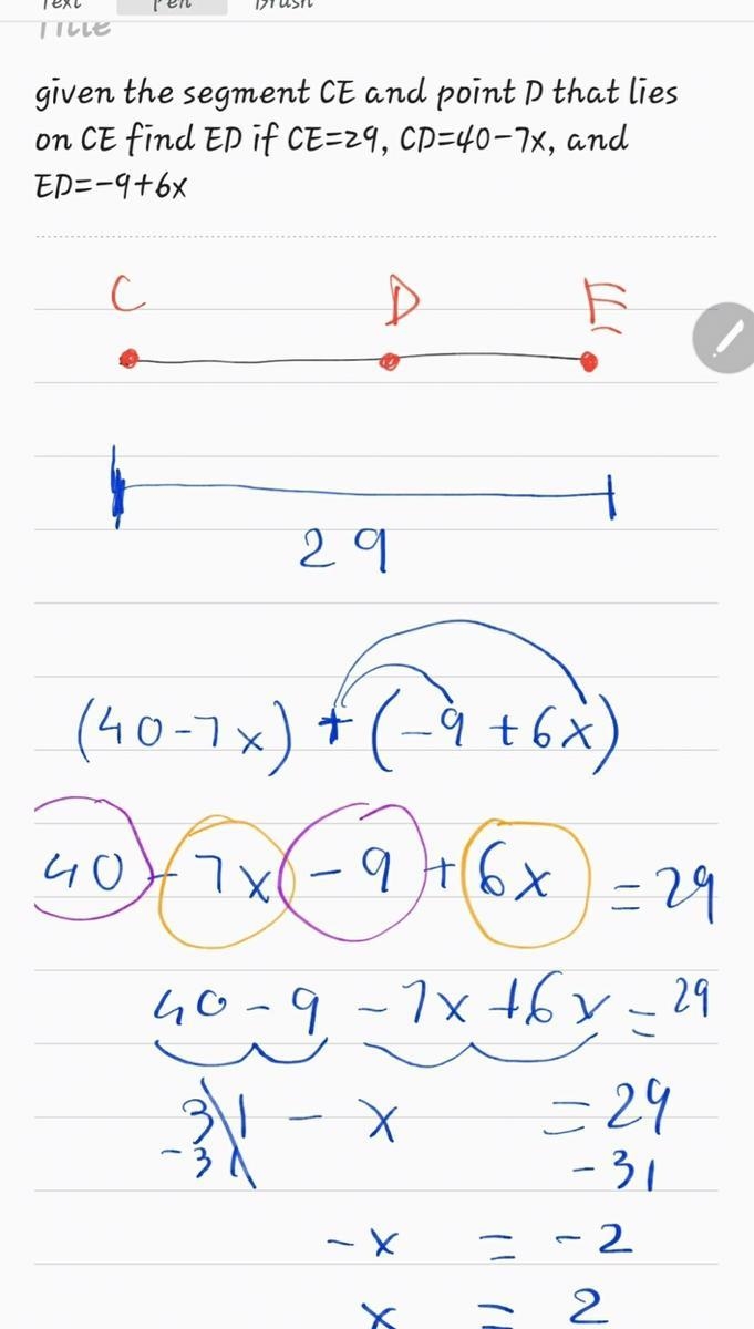 PLEASE HELP IM STRUGGLING ILL GIVE 15 PTS! Given segment CE and point D that lies-example-1