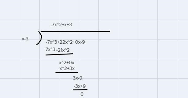 OPOLYNOMIAL AND RATIONAL FUNCTIONSSynthetic division- 9 is divided by X-Use synthetic-example-2