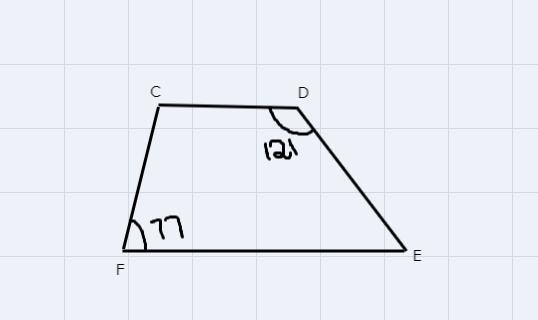 The figure below is a trapezoid. If m-example-1