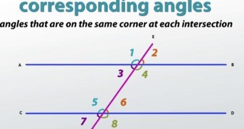 5-8 use the figure at the right to give one example of each-example-1