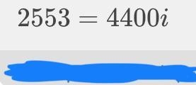 2,553= 2,200(1 + i)²solve the equation-example-1