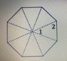 Given the regular polygon, find the measure of each numbered angle.2-example-1