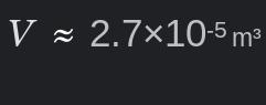 Determine the volume of a cube with sides of 30mm-example-1