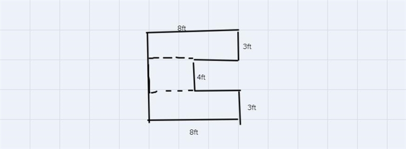 8 ft 3 ft The shaded squares in this diagram show Kyle's plan for tiling a floor. How-example-1