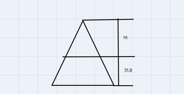 a regular square pyramid has base whose area is 250 cm^2. a section parallel to the-example-1