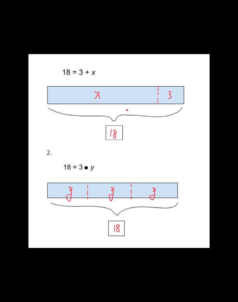 Help me please what goes in the boxes it's the tape diagram-example-1