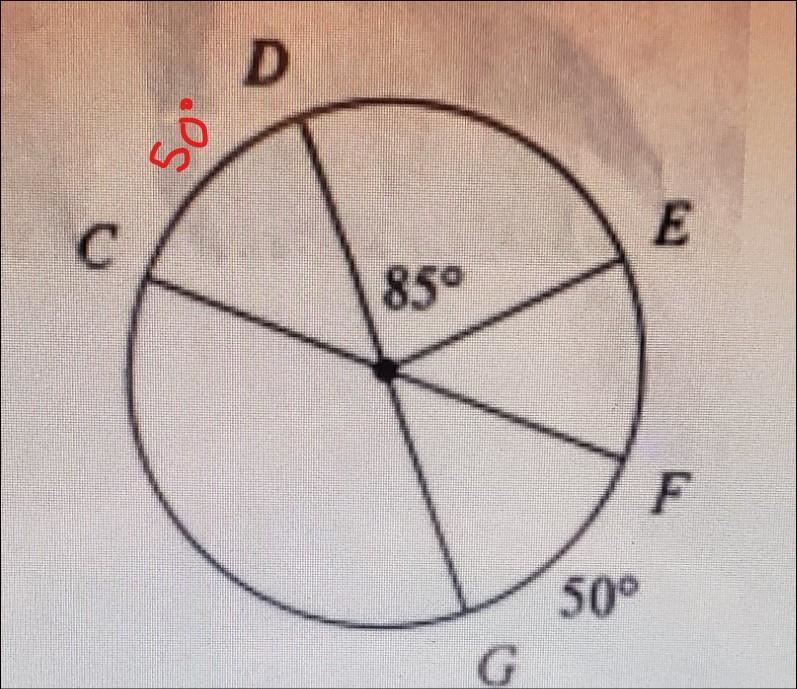 find the measure of the arc or angle. assume that the segments to be diameters or-example-1