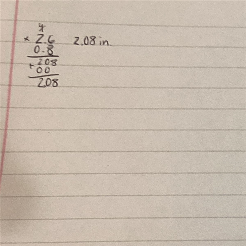 Ms. High brought each class a shout-out box. The length of the box was 2.6 inches-example-1