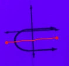 Draw the line of symmetry in each figure below (please need answers asap!!)-example-1