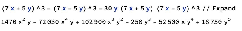 Simplify ( 7x+5y)^3–(7x–5y)^3–30y(7x+5y)(7x–5y)^3-example-1