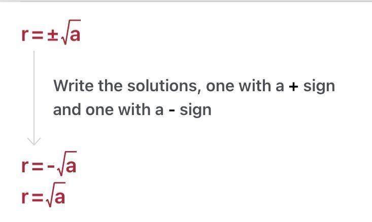 16. The formula A = r² can be used to find the area of a circle. Solve the equation-example-1