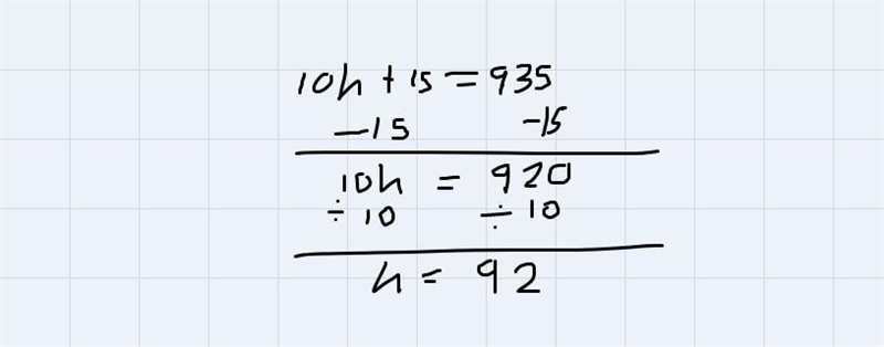 -5/6(-12h-18)=935Solve for h-example-1