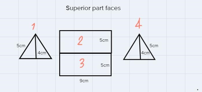 A toy house has the dimension as shown below. A hobbyist has a bottle of paint that-example-1