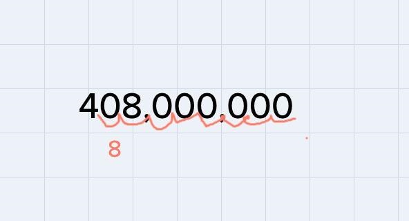 Write 408, 000,000 in scientific notation-example-1