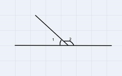 If 2 angles from a line-example-1