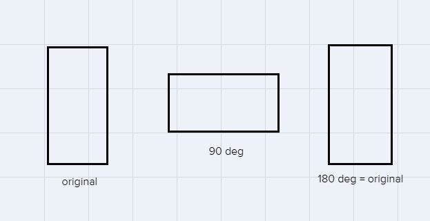 If you are given a rectangle, what are the degrees of its rotational symmetry? (I-example-1