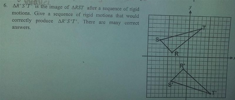 HURRY UP!!!!In the diagram below, line segment AB is drawn. Point A has been mapped-example-1