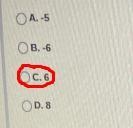 Find the common difference of the arithmetic sequence 25, 31, 37, 43, ...OA.-5B. -6OC-example-1