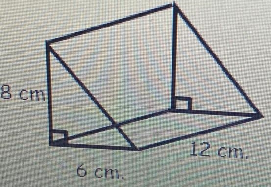 What is the total surface area of the prism below?8 cm12 cm.6 cm.-example-1